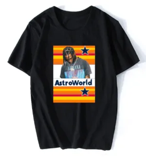 Astroworld Colored Poster Black