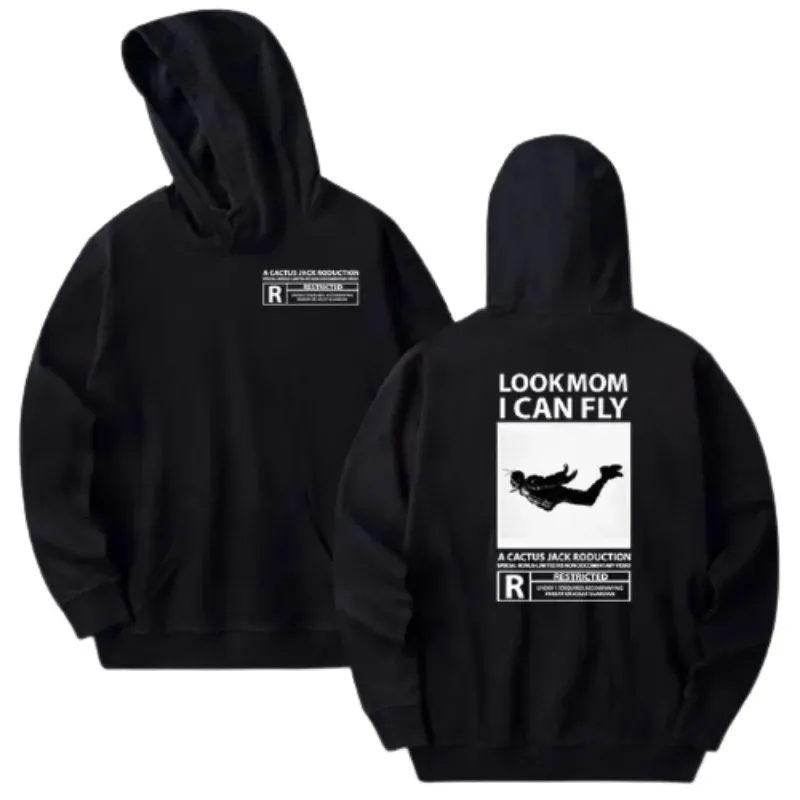 Look Mom I Can Fly Flying Poster Hoodie