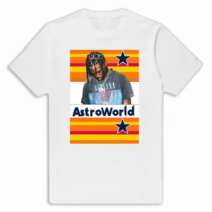 Astroworld Colored Travis Scott Graphic T-Shirt