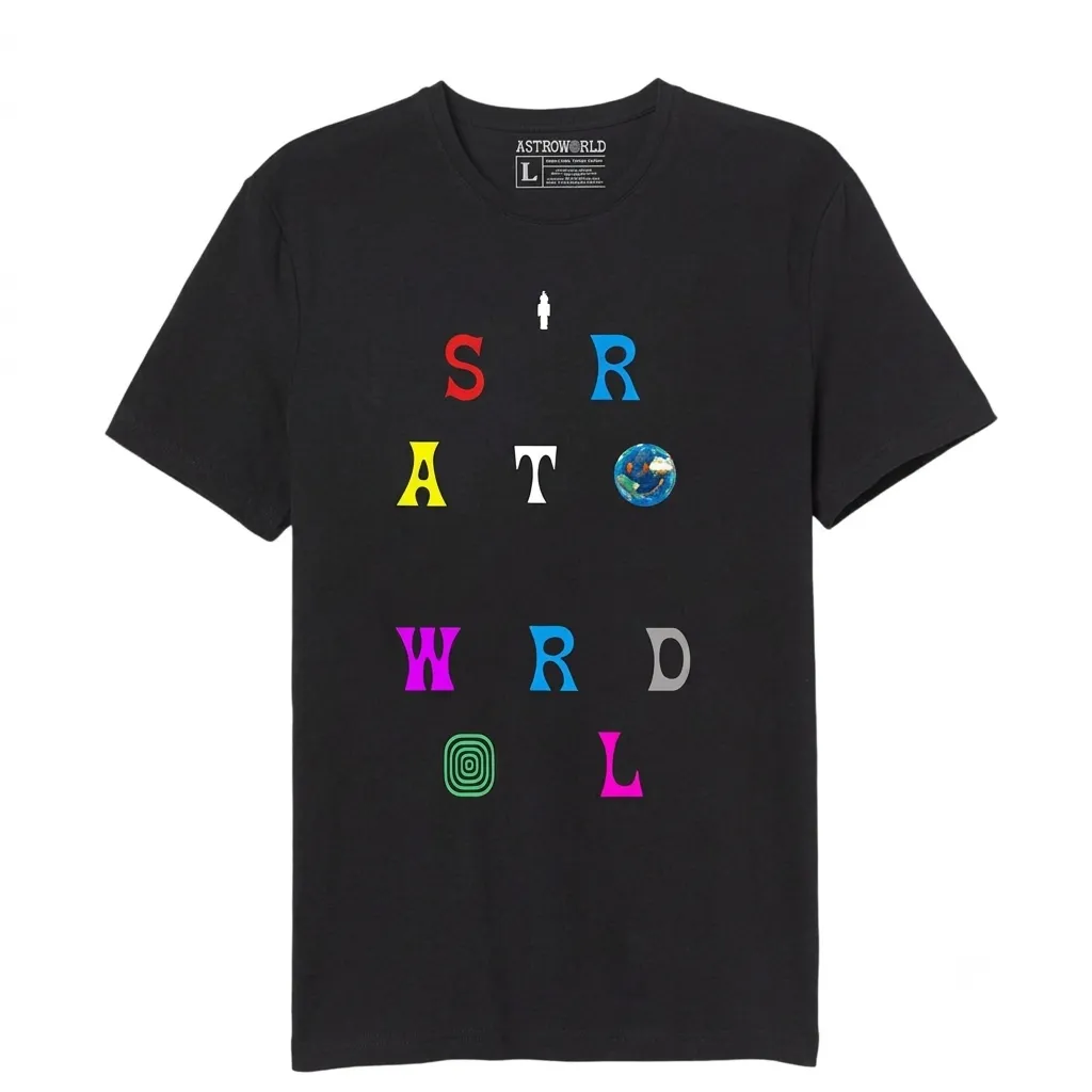Astroworld Letters T- Shirt