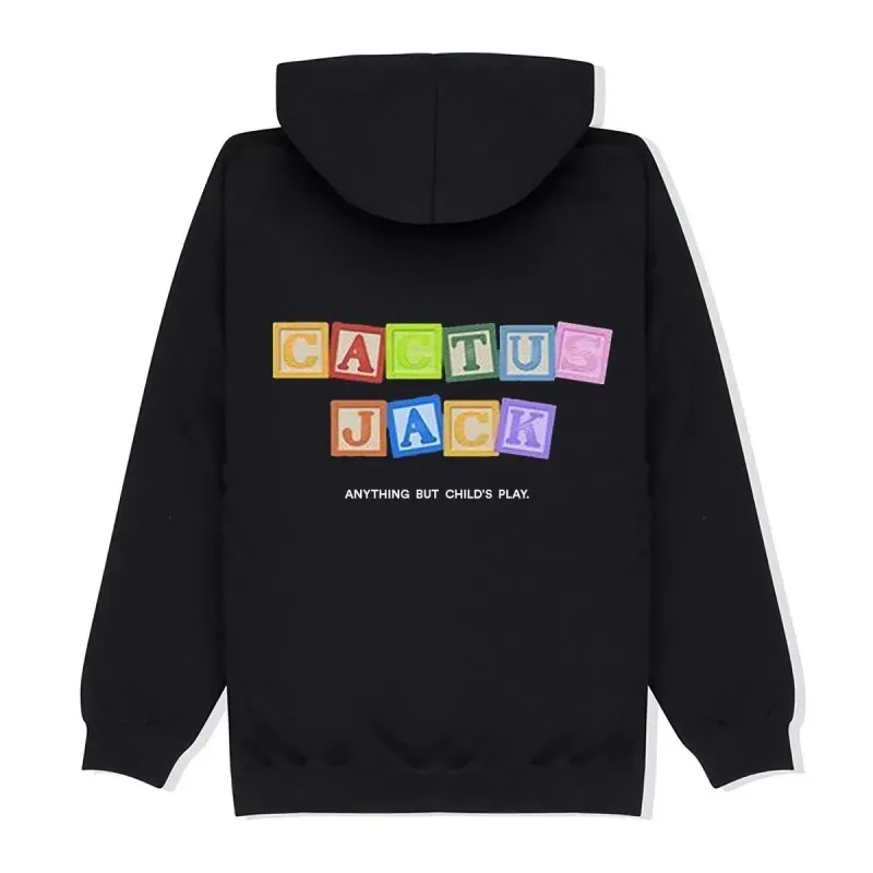 Cactus Jack Black Hoodie ChildS Play Travis Scott