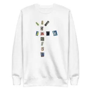 Cactus Jack Letters White Colorful Letters T-Shirt