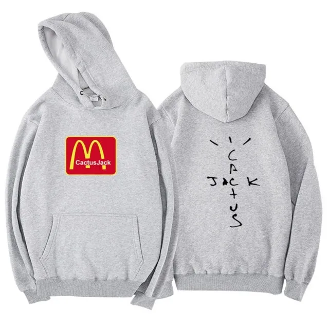 Cactus Jack McDonald Grey Hoodie