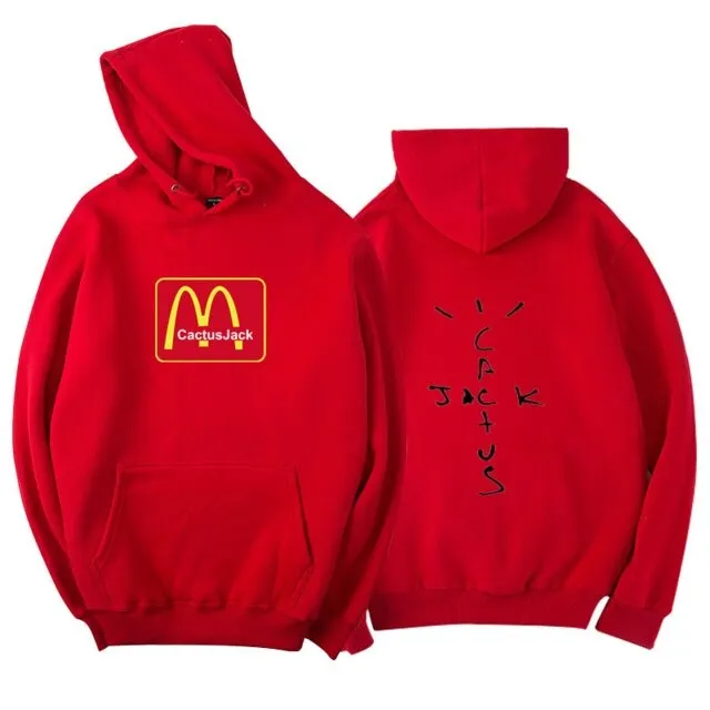 Cactus Jack McDonald Red Hoodie