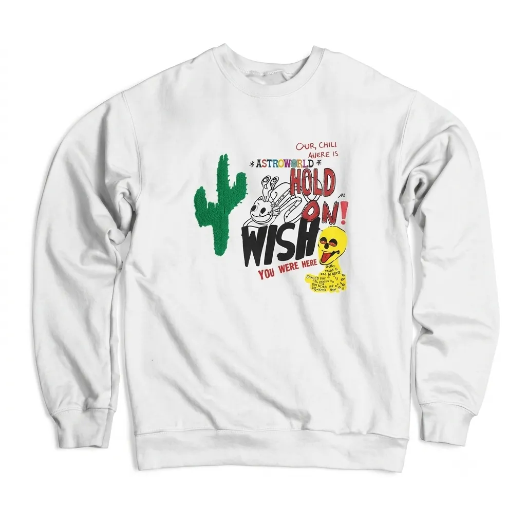 Travis Scott Astroworld White Sweatshirt